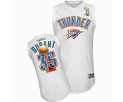 nba oklahoma city thunder #35 durant white[champions]