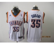 nba oklahoma city thunder #35 durant white(fans edition)