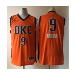 nba oklahoma city thunder #9 ibaka orange