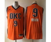 nba oklahoma city thunder #9 ibaka orange