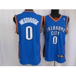 nba oklahoma city thunder#0 westbrook blue