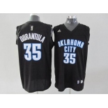 nba oklahoma city thunder#35 durant black