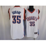 nba oklahoma city thunder#35 durant white