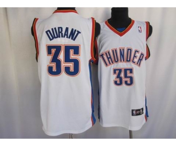 nba oklahoma city thunder#35 durant white