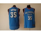 nba thunder #35 durant blue(fans edition)