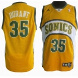 nba thunder #35 durant  yellow(fans edition)