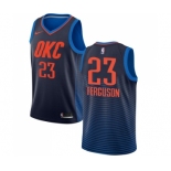 Women's Nike Oklahoma City Thunder #23 Terrance Ferguson Swingman Navy Blue NBA Jersey Statement Edition