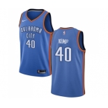 Women's Nike Oklahoma City Thunder #40 Shawn Kemp Swingman Royal Blue Road NBA Jersey - Icon Edition