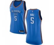 Women's Nike Oklahoma City Thunder #5 Devon Hall Swingman Royal Blue NBA Jersey - Icon Edition