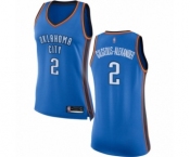 Women's Oklahoma City Thunder #2 Shai Gilgeous-Alexander Swingman Royal Blue Basketball Jersey - Icon Edition