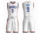 Women's Oklahoma City Thunder #9 Nerlens Noel Swingman White Basketball Suit Jersey - Association Edition