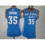 women nba jerseys oklahoma city thunder #35 durant blue