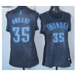 women nba oklahoma city thunder #35 durant black-gery[2012]