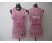 women nba oklahoma city thunder #35 durant pink