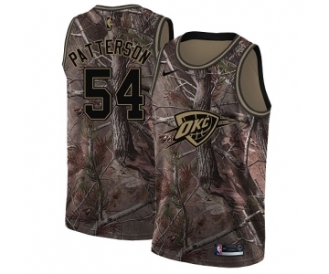 Youth Nike Oklahoma City Thunder #54 Patrick Patterson Swingman Camo Realtree Collection NBA Jersey