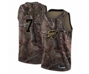 Youth Oklahoma City Thunder #7 Darius Bazley Swingman Camo Realtree Collection Basketball Jersey