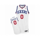 Men's Adidas Philadelphia 76ers #0 Jerryd Bayless Authentic White Home NBA Jersey