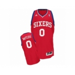 Men's Adidas Philadelphia 76ers #0 Jerryd Bayless Swingman Red Road NBA Jersey