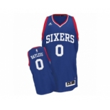 Men's Adidas Philadelphia 76ers #0 Jerryd Bayless Swingman Royal Blue Alternate NBA Jersey