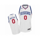 Men's Adidas Philadelphia 76ers #0 Jerryd Bayless Swingman White Home NBA Jersey