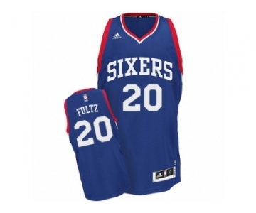 Men's Adidas Philadelphia 76ers #20 Markelle Fultz Swingman Royal Blue Alternate NBA Jersey