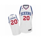 Men's Adidas Philadelphia 76ers #20 Timothe Luwawu Swingman White Home NBA Jersey