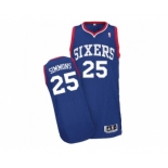 Men's Adidas Philadelphia 76ers #25 Ben Simmons Authentic Royal Blue Alternate NBA Jersey