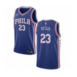 Men's Nike Philadelphia 76ers #23 Jimmy Butler Swingman Blue NBA Jersey - Icon Edition