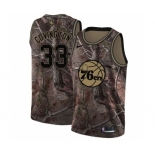 Men's Nike Philadelphia 76ers #33 Robert Covington Swingman Camo Realtree Collection NBA Jersey