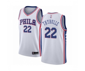 Men's Philadelphia 76ers #22 Mattise Thybulle Authentic White Basketball Jersey - Association Edition