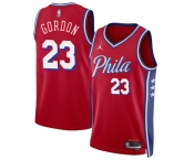 Men's Philadelphia 76ers #23 Eric Gordon Red Statement Edition Stitched Jersey