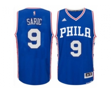 Men's Philadelphia 76ers #9 Dario Šaric adidas Royal Swingman Road Jersey