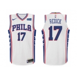 Nike NBA Philadelphia 76ers #17 J.J. Redick Jersey 2017-18 New Season White Jersey