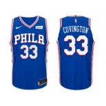 Nike NBA Philadelphia 76ers #33 Robert Covington Jersey 2017-18 New Season Blue Jersey