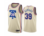 Philadelphia 76ers #39 Dwight Howard Cream NBA Swingman 2020-21 Earned Edition Jersey