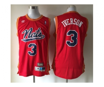 nba jerseys philadelphia 76ers #3 iverson syracuse national edition red