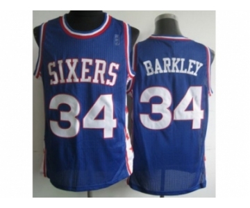 nba philadelphia 76ers #34 barkley blue[revolution 30]