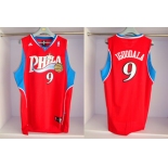 nba philadelphia 76ers #9 iguodaia red[phila](fans edition)