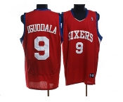 nba philadelphia 76ers #9 iguodala red