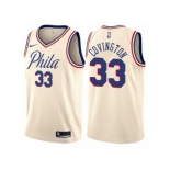 Women Nike Philadelphia 76ers #33 Robert Covington Swingman Cream NBA Jersey - City Edition