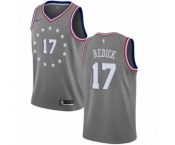 Women's Nike Philadelphia 76ers #17 JJ Redick Swingman Gray NBA Jersey - City Edition