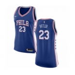 Women's Nike Philadelphia 76ers #23 Jimmy Butler Authentic Blue NBA Jersey - Icon Edition