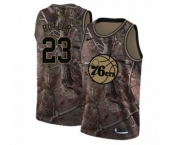 Women's Nike Philadelphia 76ers #23 Jimmy Butler Swingman Camo Realtree Collection NBA Jersey