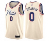 Women's Philadelphia 76ers #0 Josh Richardson Swingman Cream Basketball Jersey - City Edition