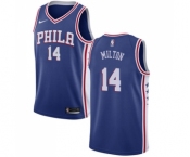 Youth Nike Philadelphia 76ers #14 Shake Milton Swingman Blue NBA Jersey - Icon Edition