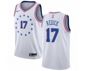 Youth Nike Philadelphia 76ers #17 JJ Redick White Swingman Jersey - Earned Edition