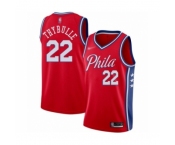 Youth Philadelphia 76ers #22 Mattise Thybulle Swingman Red Finished Basketball Jersey - Statement Edition