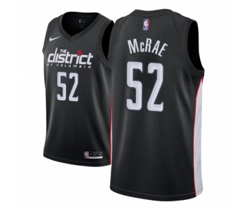 Men NBA 2018-19 Washington Wizards #52 Jordan McRae City Edition Black Jersey