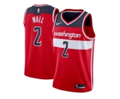 Men Nike Washington Wizards #2 John Wall Red Stitched NBA Swingman Jersey