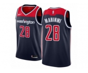 Men Nike Washington Wizards #28 Ian Mahinmi Authentic Navy Blue NBA Jersey Statement Edition